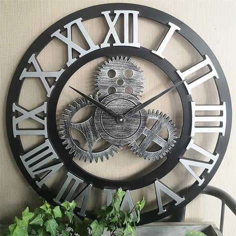 Industrial Style Wall Clock