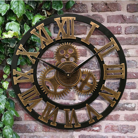 Industrial Style Wall Clock