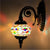 Philomena - Handmade Mosaic Glass Lantern - Silky decor
