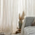 Cotton and Linen Striped Curtain