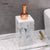 Gamela - Marble Texture Bathroom Storage Tray - Silky decor