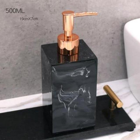 Gamela - Marble Texture Bathroom Storage Tray - Silky decor