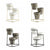 Elora - Modern 3 in 1 Pottery Planters