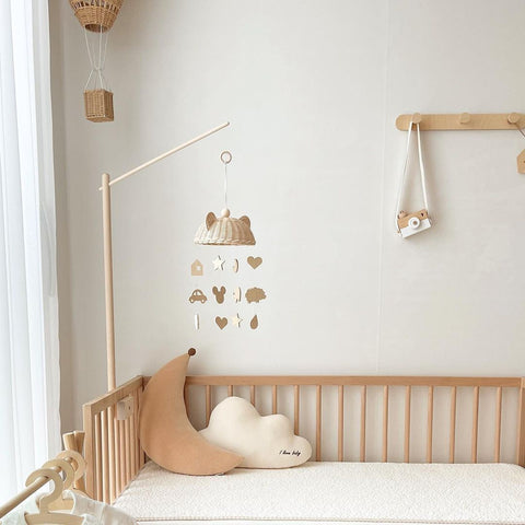 Rattan Crib Hanging Toy