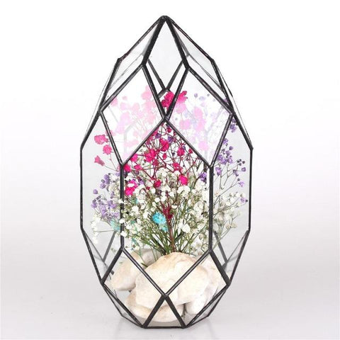Ruth - Modern Glass Terrarium Container - Silky decor