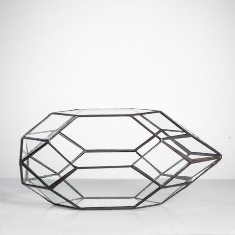 Ruth - Modern Glass Terrarium Container - Silky decor