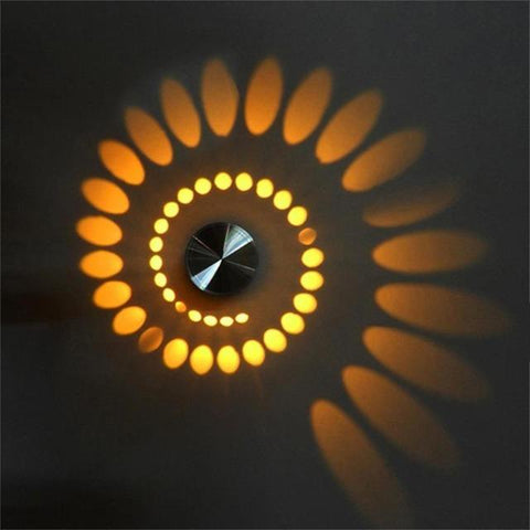 Kalene - Modern LED Spiral Ceiling Light - Silky decor
