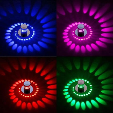 Kalene - Modern LED Spiral Ceiling Light - Silky decor