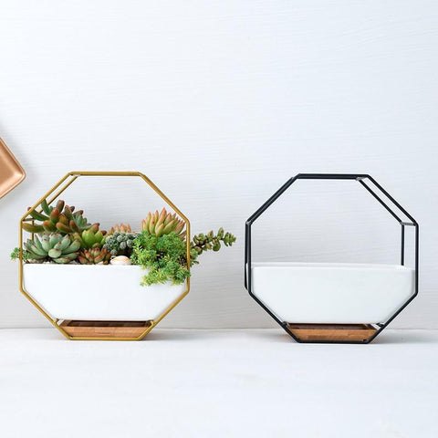 Elle - Nordic Ceramic Succulent Plant Pot - Silky decor