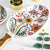 Deidra - Wooden Handle Ceramic Dinner Plate - Silky decor