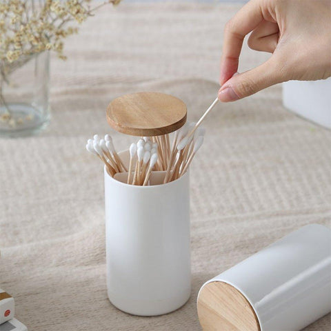 Automatic Wooden Toothpick Holder - Silky decor