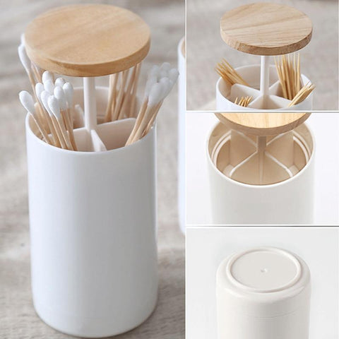 Automatic Wooden Toothpick Holder - Silky decor