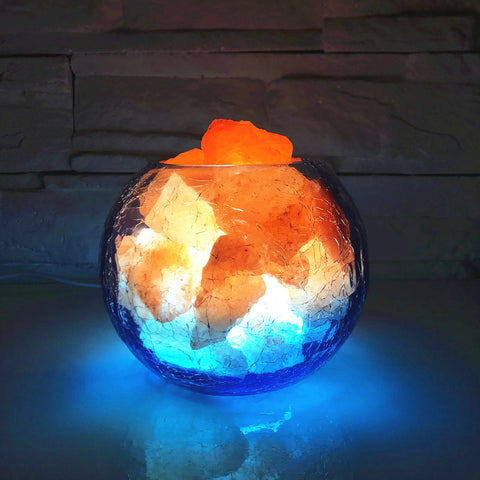 Ice and Fire Himalayan Salt Lamp