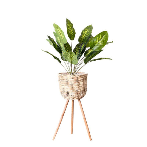 Modern Handwoven Flower Basket