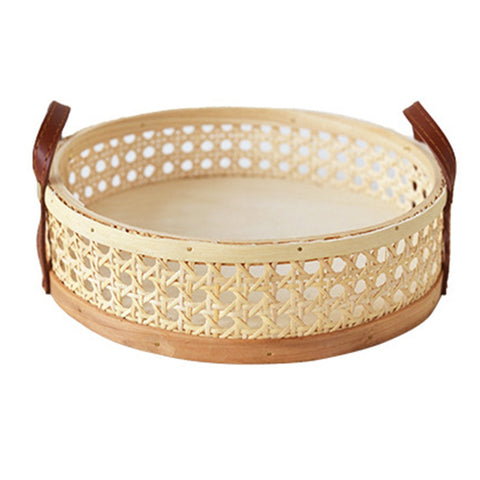 Elegant Rattan Woven Storage Basket