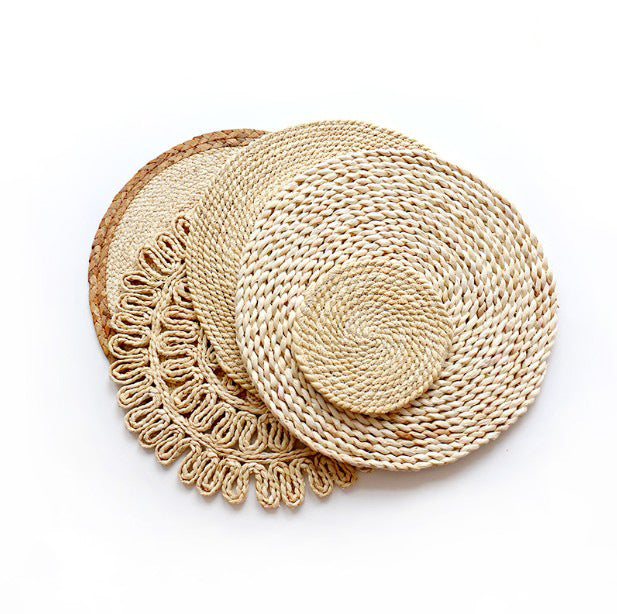 Round Rattan Wall Hanging Crafts– Silky decor