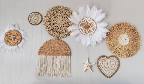 Round Rattan Wall Hanging Crafts