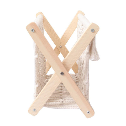 Elegant Woven Macrame Rack