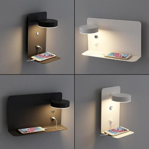 Putri - USB Bedside Wall Lamp - Silky decor
