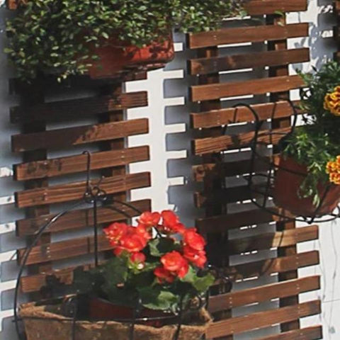 Vase - Wall Hanging Flower Pot Shelf - Silky decor