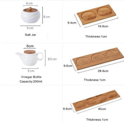 Portia - Seasoning Porcelain Kitchen Jar - Silky decor