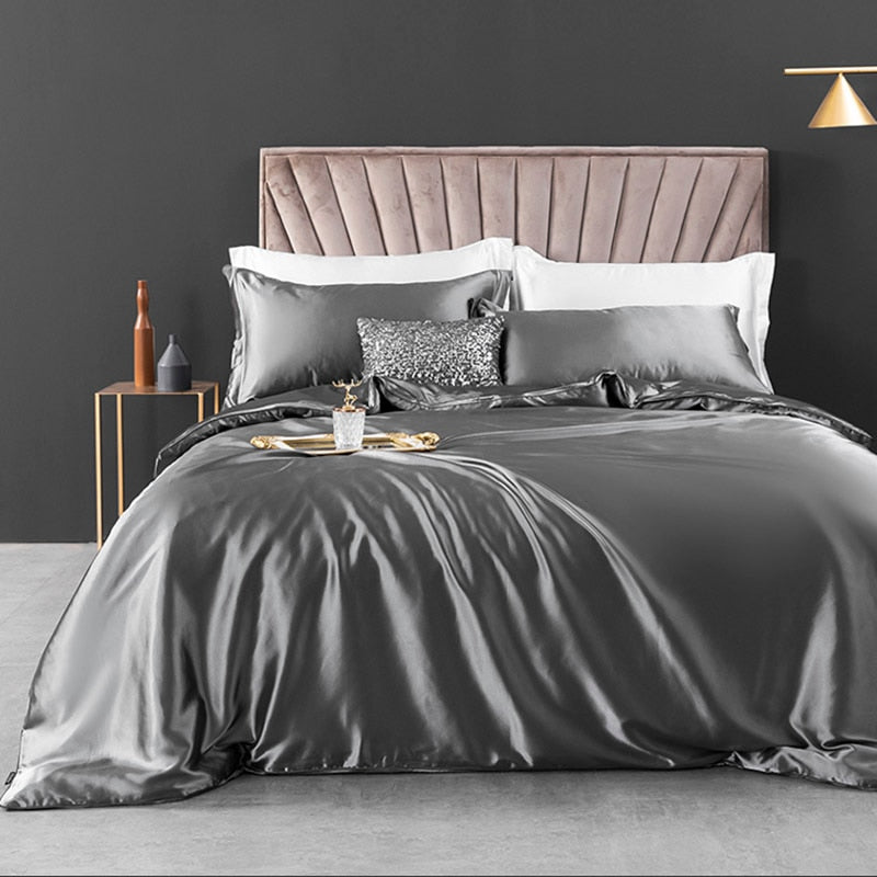 SleepSoft Luxury Silk Bedding Set– Silky decor