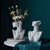Half Face Ceramic Flower Vase