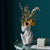 Half Face Ceramic Flower Vase