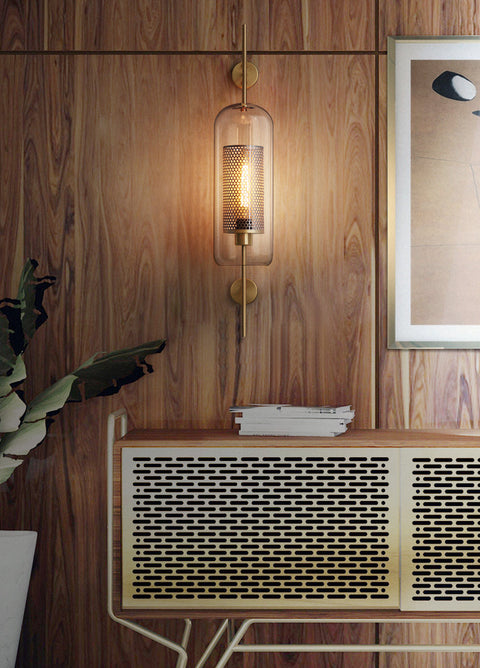 Industrial style wall lamp