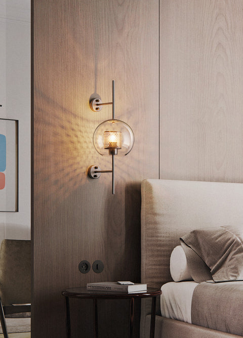 Industrial style wall lamp