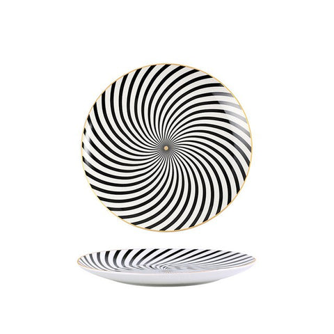Deluxe Geometric Dinner Plate Set