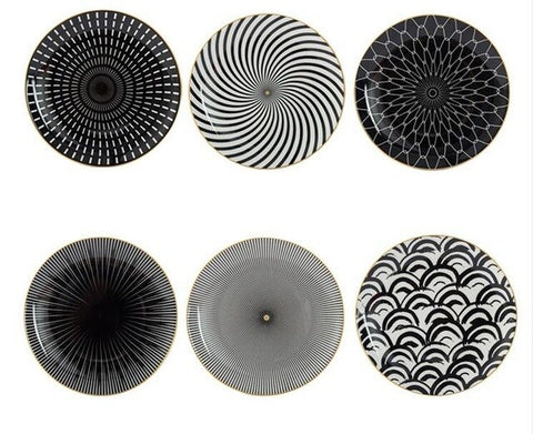Deluxe Geometric Dinner Plate Set