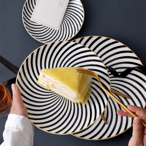 Deluxe Geometric Dinner Plate Set