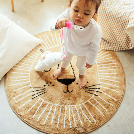 Round Cartoon Children’s Play Mat