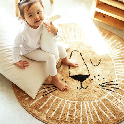 Round Cartoon Children’s Play Mat
