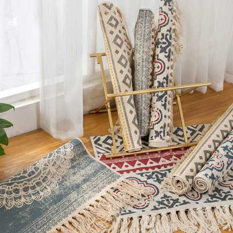 Bohemian Handwoven Floor Mat