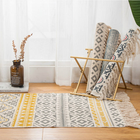 Bohemian Handwoven Floor Mat