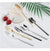 Azalea - Special Stainless Steel Dessert Cutlery - Silky decor