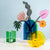 Rainbow Colors Acrylic Vase