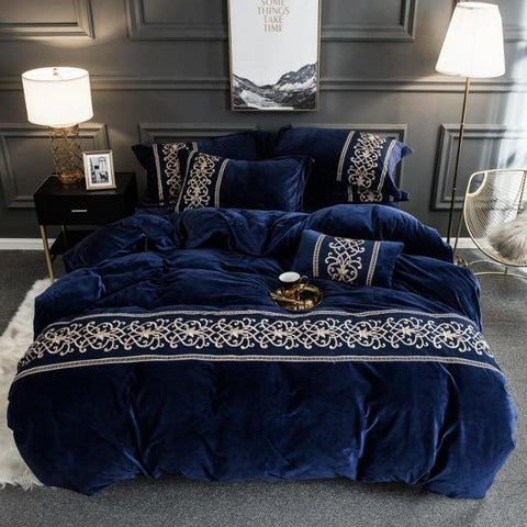 Tawney - Velvet Duvet Cover Set - Silky decor