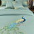 VINTAGE CHIC PEACOCK EMBROIDERY DUVET SET
