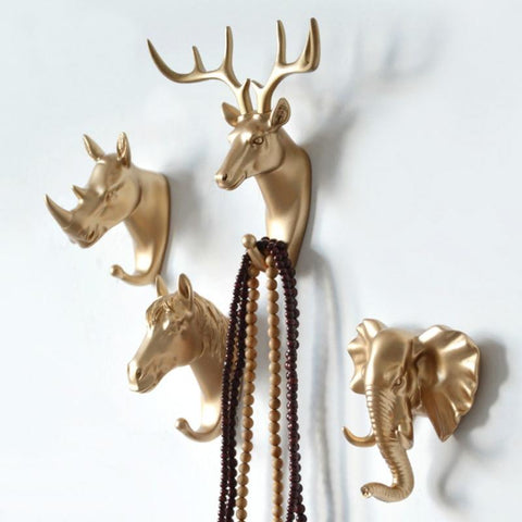 Andee - Animal head hooks - Silky decor