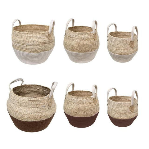 Linza - Woven Storage Basket - Silky decor