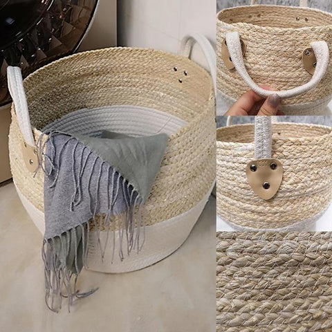 Linza - Woven Storage Basket - Silky decor