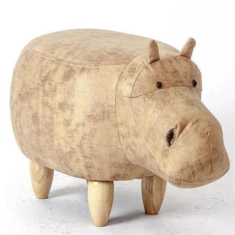 Dondi - Beautiful Hippo Storage Stool - Silky decor