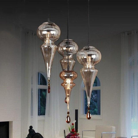 Pinya - Exotic Glass Chandelier - Silky decor