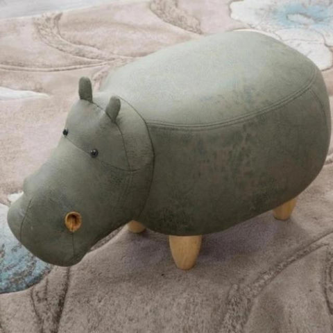 Dondi - Beautiful Hippo Storage Stool - Silky decor
