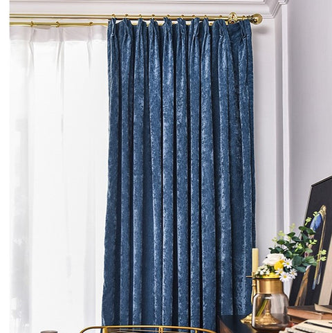 Modern Blackout Chenille Curtains