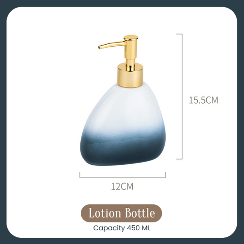 Gradient Ceramic Bathroom Wash Set
