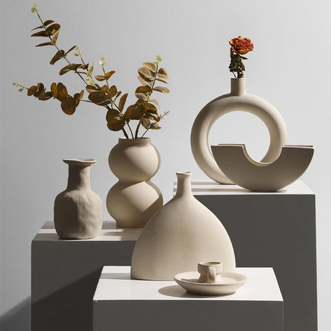 Nordic Style Ceramic Flower Vase